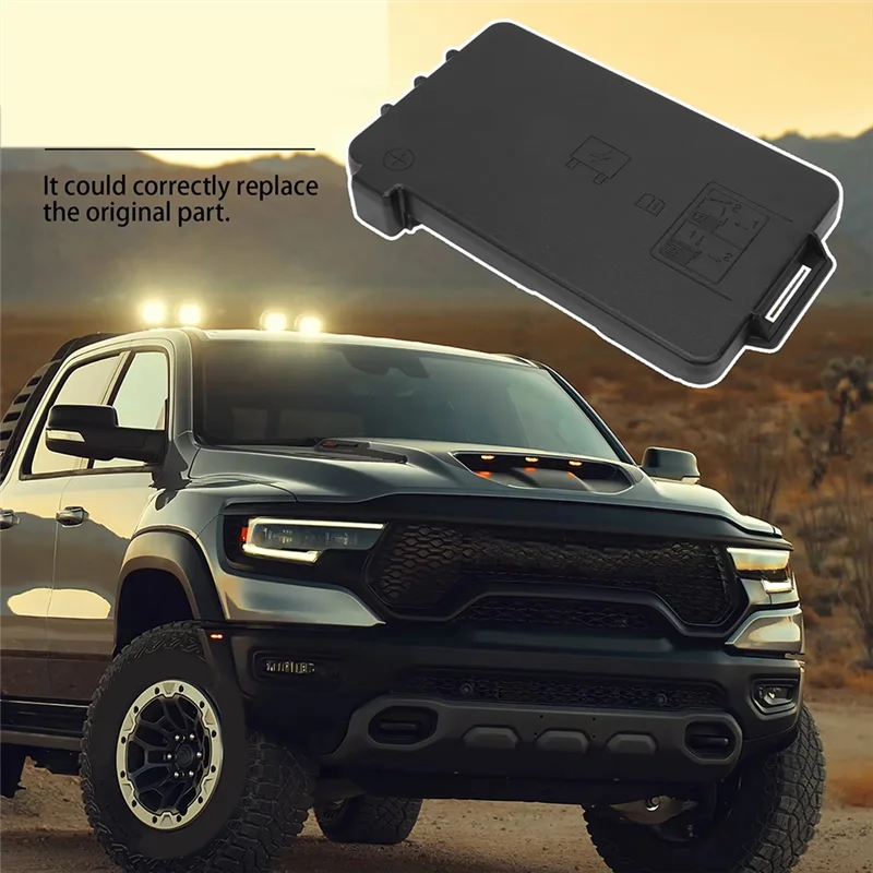 A55E-프론트 엔진 퓨즈 박스 뚜껑 패널 커버 Dodge Ram 1500 2500 3500 2009-2011 68053635AB