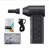 Mini Air Blower With Extra Nozzle 130000RPM Turbo Jet Fan Wind Speed 52m/s Wind Speed Electric Blower Blowing Dust Dryer 2