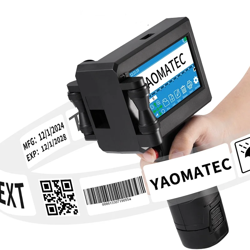 

YMZ-S1730 12.7MM 26 Language Printer Expiry Date Number Logo Label Carton Plastic Thermal Inkjet Handheld Printer
