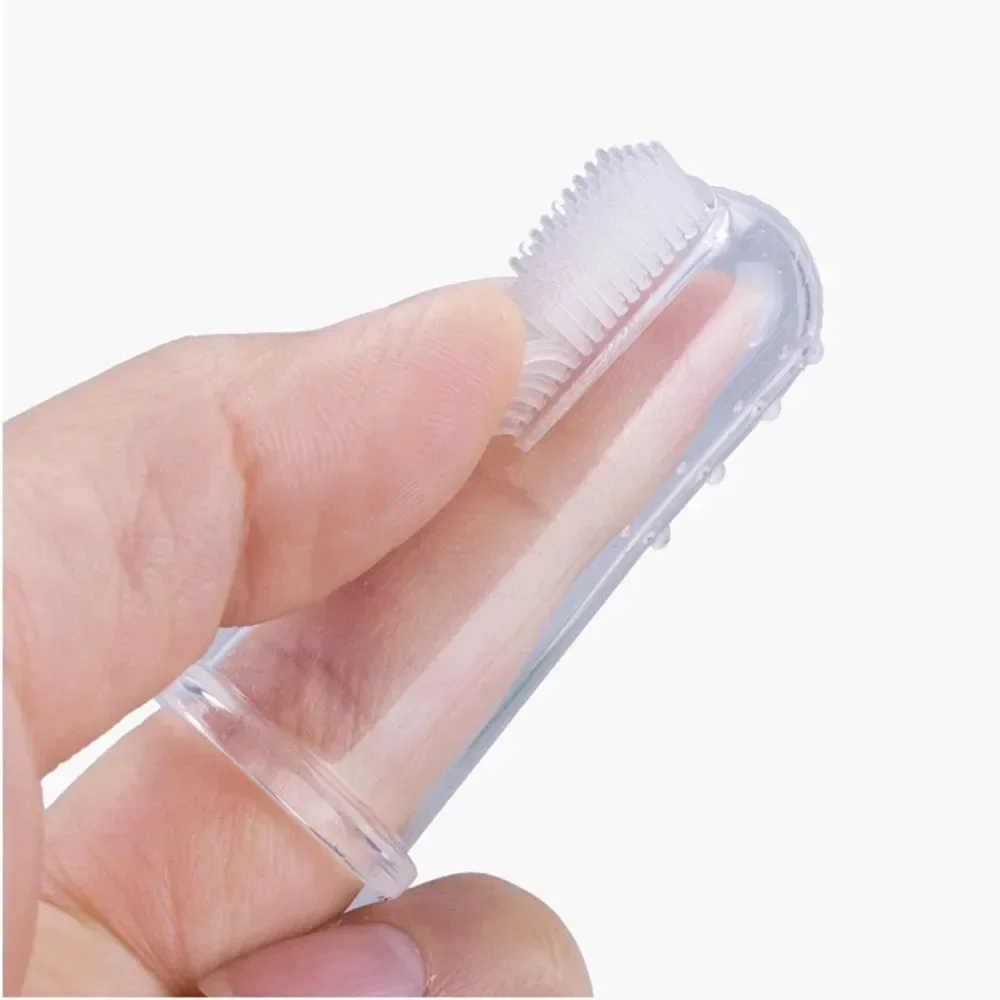 Dog Finger Toothbrush Dog Toothbrush Soft Finger Toothbrushes for Dogs Dental Care Pet Puppy Cat Tooth Brushing Tools Washable