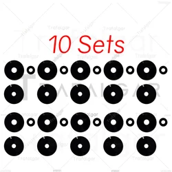 Premium Rear Camera Glass Lens Replacement with Adhesive (10 Sets)