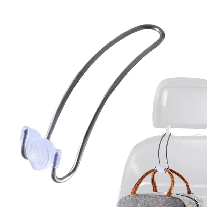 

Car Hook Stainless Steel Hanger Holder Hook Back Seat Organizer Purse Holder for Car Bag Hook Interior Accessories Headrest Hook