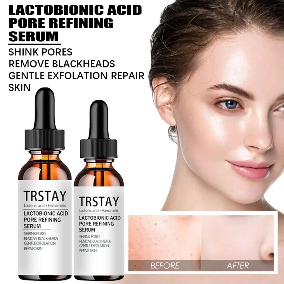 

Salicylic Acid 2% Solution Essence Acne Spot Removing Shrink Pores Oil-Control Brighten Face Skin vitamin c serum for face