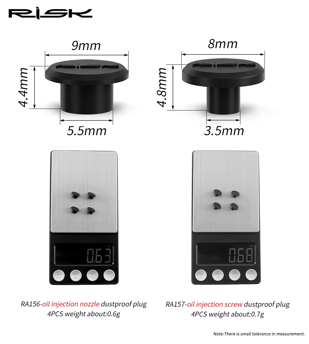 4 stücke RISIKO Rennrad Fahrrad Öl Disc Bremse Entlüftungs Nippel Abdeckung Staubdicht Stecker Entlüfter Öl Düse Schraube Staub Kappe für R7170/ R8170 – Detail 2
