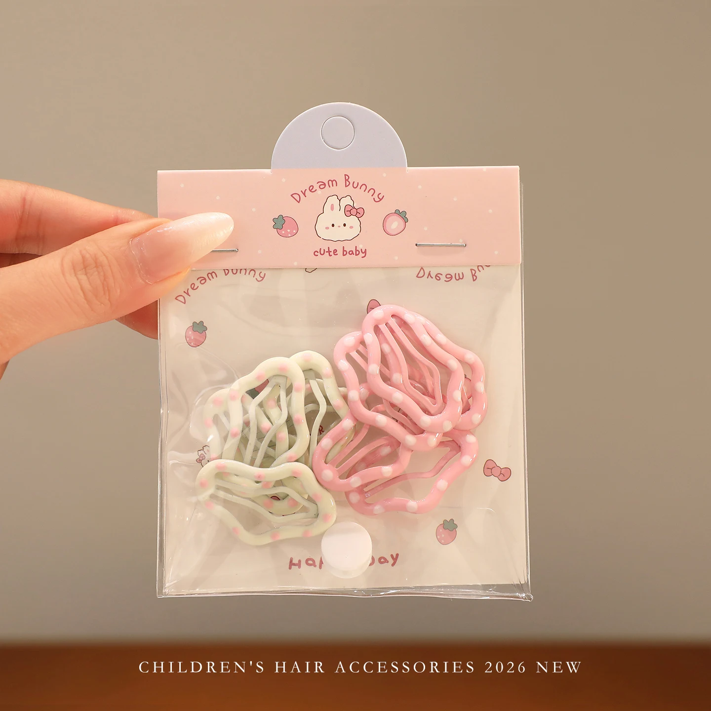 10 Stück/Set Weiße und Rosa Haarspangen für Mädchen Modische Stern- und Blumen-Haarklammern Rutschfeste Kinder-Haarspangen Kawaii Pastell Haaraccessoires Geschenk – Detail 10