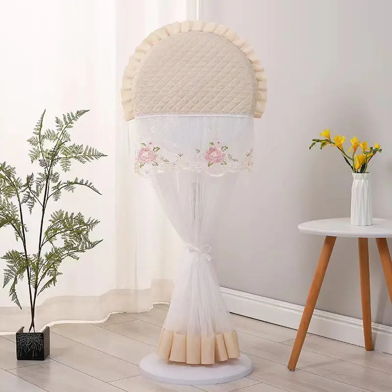 Household Electric Fan Cover Cotton Fabric Cloth Fan Cover Floor Type Protective Dustproof ZE849