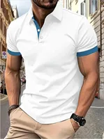 La nouvelle chemise POLO à manches courtes pour hommes d'été 2025, décontractée, à la mode, confortable et douce avec impression de motifs 3D 1