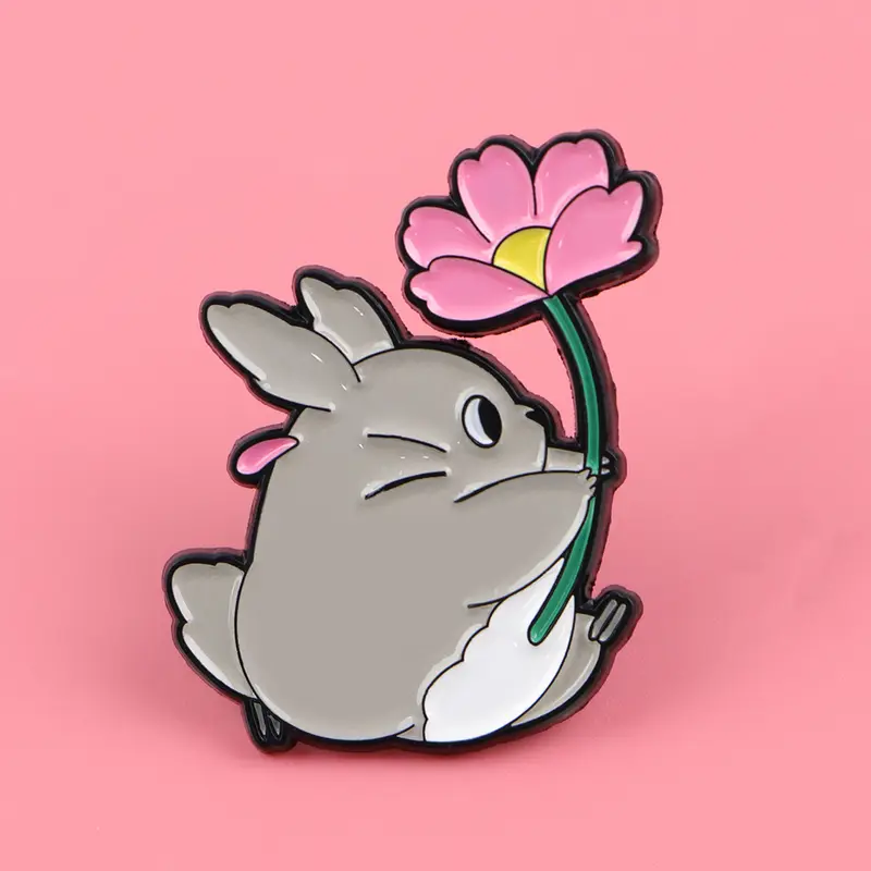 Cute Animal Enamel Pin Anime Movie Badges on Backpack Women's Brooches Hat Lapel Pins Cosplay Accessories Toys Kids Gifts - Image 5