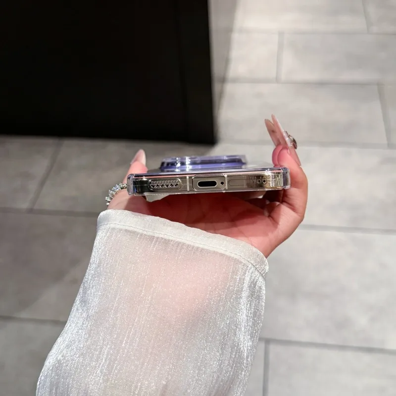 High-Definition Transparent Magnetic Anti-Oxidation Anti-Fingerprint Phone Case