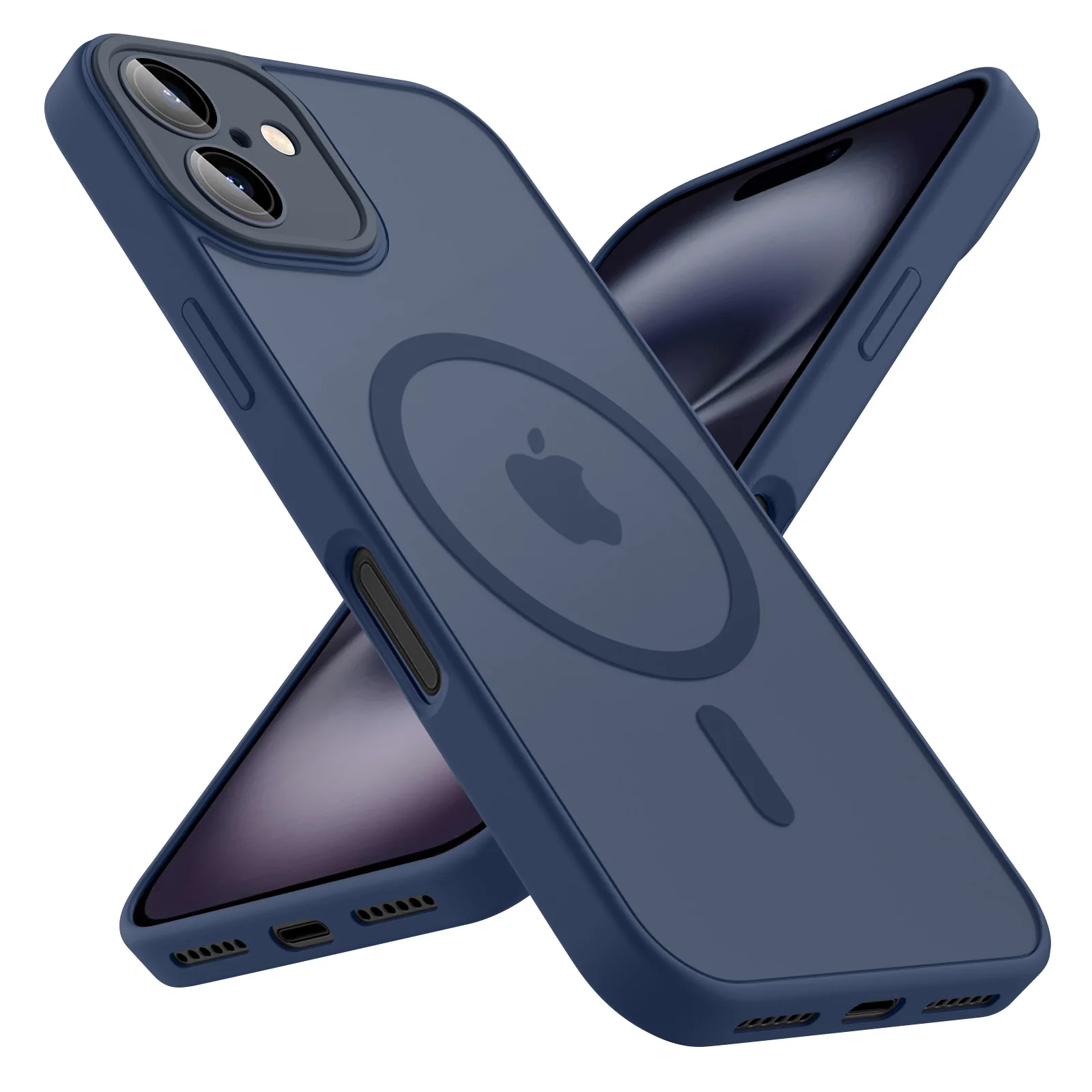 ตัวเลือกสินค้า เคส iPhone 17 16 มือถือ ด้าน ใส แม่เหล็ก Magsafe