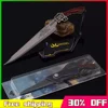 22cm GunBlade Sword Fantasy Game Weapon Metal Model Butterfly Knife Peripheral Machine  Style Elite Metal Keychain Gift Toys Kid 1