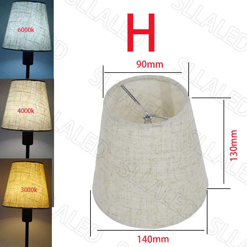 Fabric Lampshades For Wall lamp Cloth Translucent Modern Home Bedside Desk Lighting Cover Tulips Lamp Shade For Table Lamp