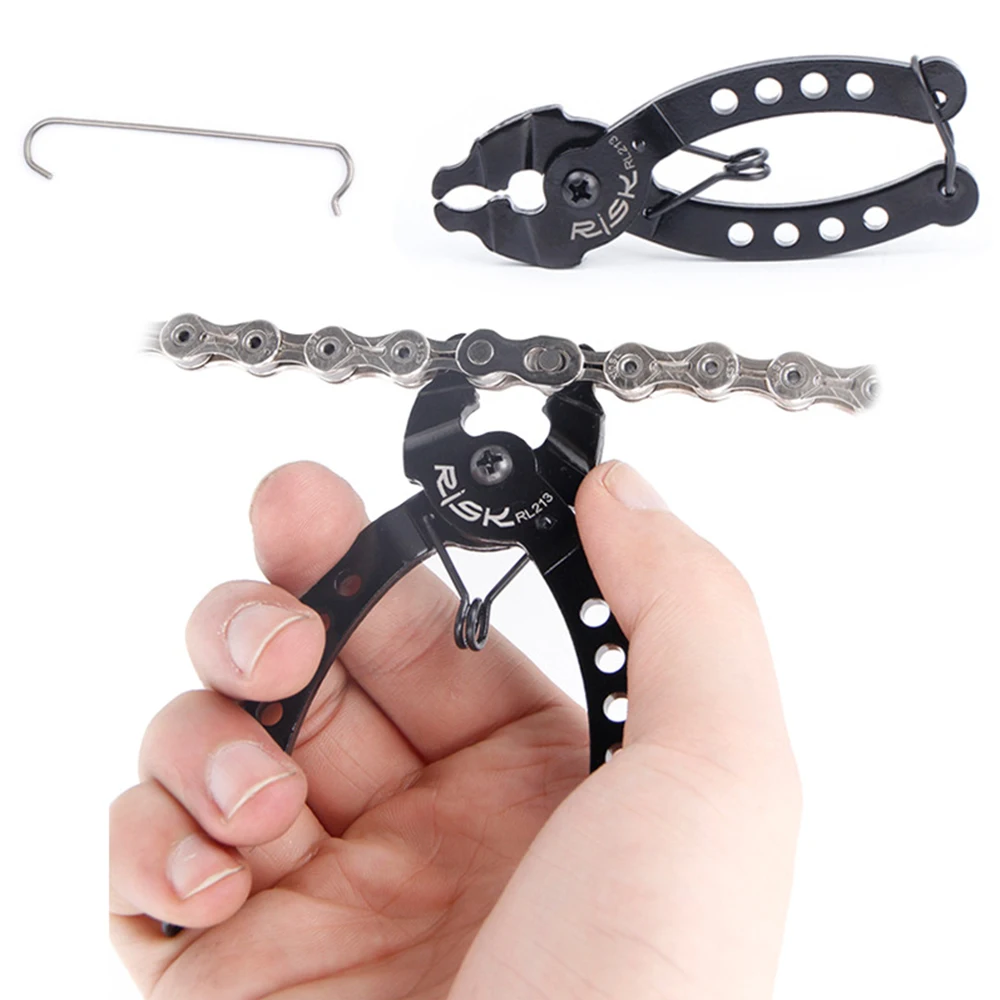 Bicycle Chain Risk Bicycle Chain Mini Mountain Bike Chain Quick Link Bike Gauge Tool Calipers Measure Screw Hook Cycling Accessories