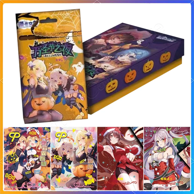 

Halloween Night Sexy Cute Loli Card Goddess Story ACG Genshin Cute Sweet Girl Collection Card Christmas Halloween Theme Gift