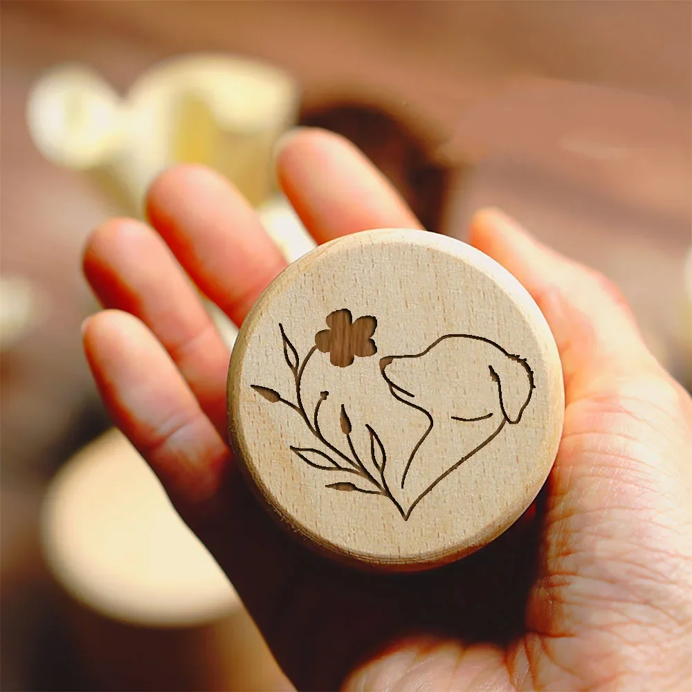 Dog Printed Wooden Carved Dog Fur Hair Memorial Box for Save Teeth Pet Teeth Storage Lost Pet Urn Memorial Gift for Lovers cremation urn pet memorial stones