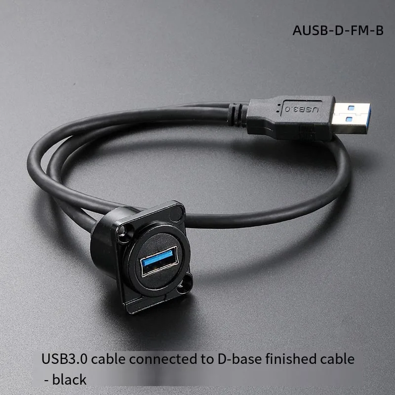 Industrielle USB-HDMI-Typ-C-D-Typ Frontplattenmontage mit Verlängerungskabeln für Auto-PC, Industrie-Computergehäuse, Server-Chassis – Detail 16