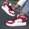 Four Seasons Men's Work Casual Shoes Leather Waterproof White Sports Sneakers Men's Trendy