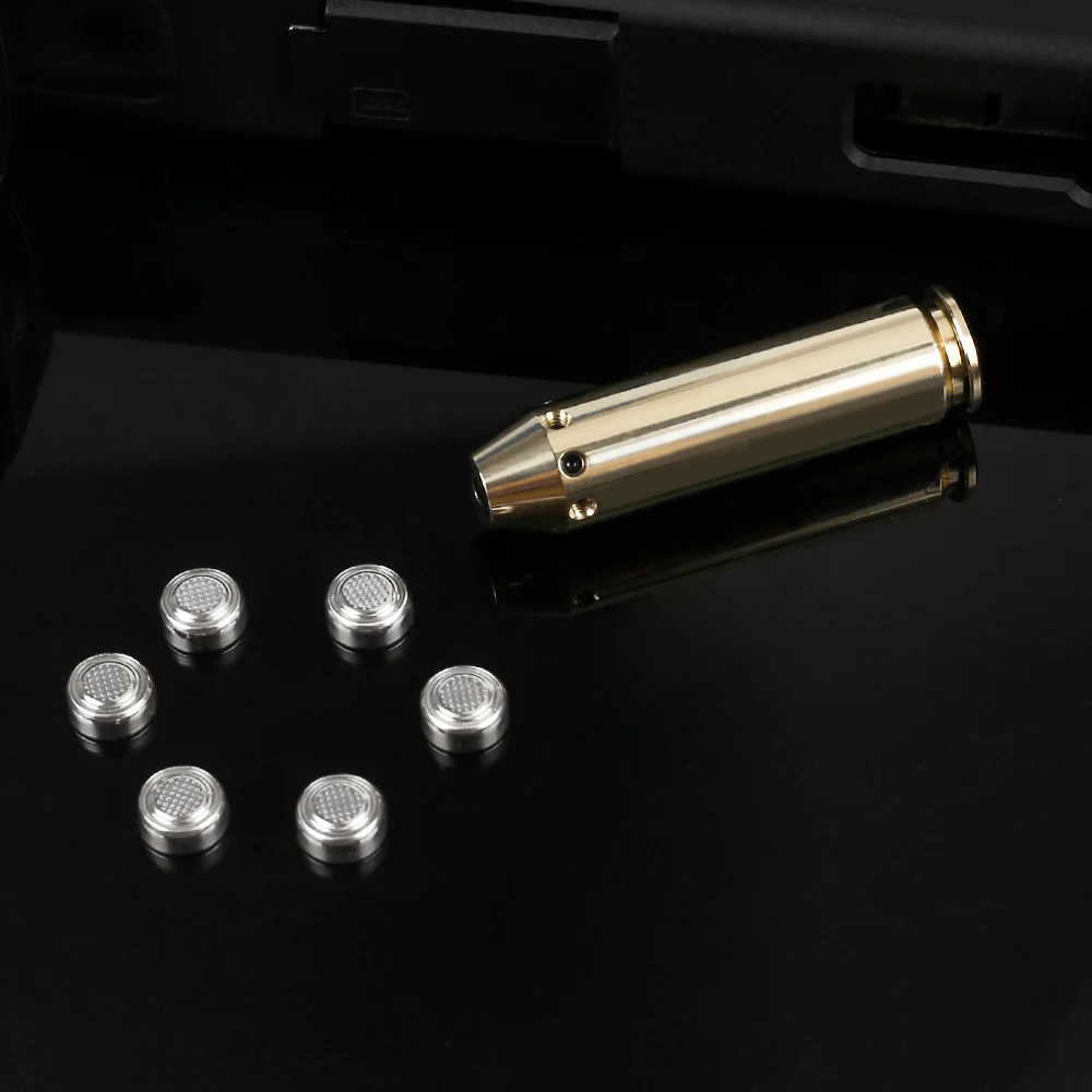 Tactical Red Dot Laser Boresight fit 243 308WIN 7MM 08REM 3006Cal Cartridge Bore Sighter for Pistol Rifle Scope Hunting Airsoft