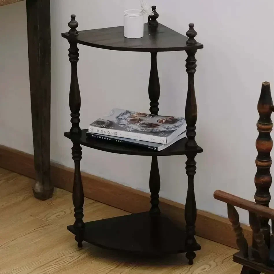 Vintage Big Wood Cavered Spindle Cabinet Support Bridge Column Applique Gourd Pillar Wine Fence Home Decoration Accessories