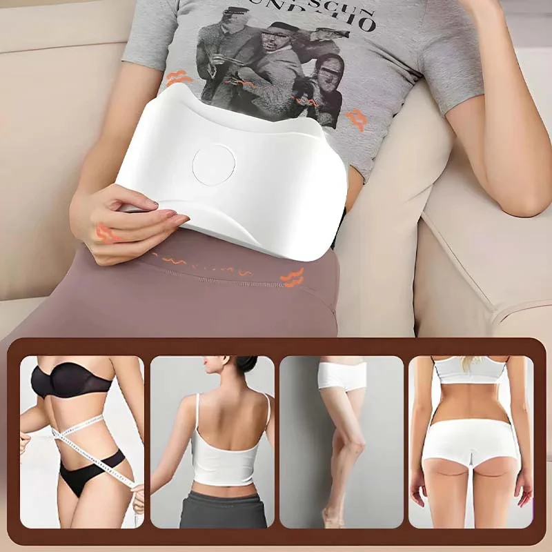 Electric Wireless Abdominal Massager For Fat Burning & Digestion Waist Fitness Fat Slimming Weight Loss Body Shaping Instrument