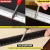 Solid Carpenter Pencil Set with Sharpener Woodworking Tools Mechanical Pencil Carpentry Marking  Construction Job Tool 3