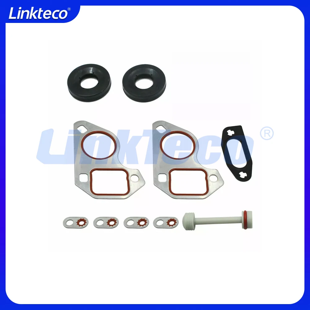 Engine Lower Timing Oil Pan Exhaust Gasket Set For 99-10 GM CHEVROLET SILVERADO GMC LS1 LS2 LS3 LS4 LS5 LS6 4.8L 5.3L 5.7L 6.0L