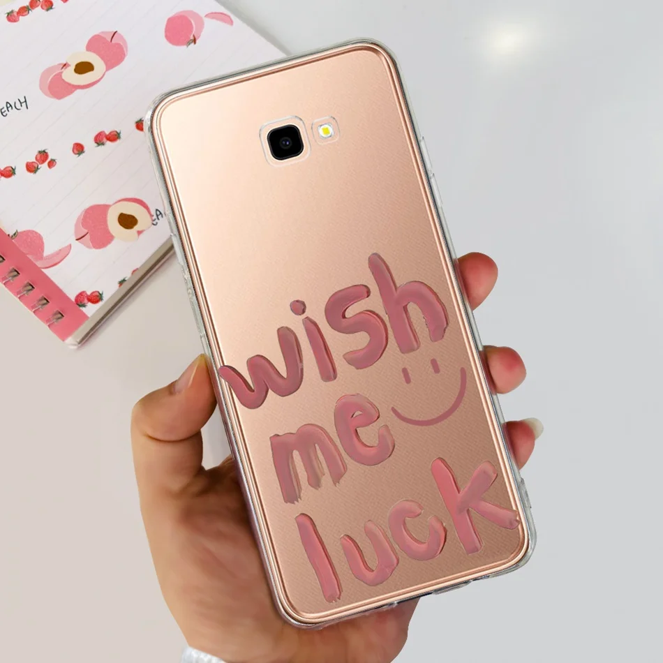 Elegant Printing Soft Silicone TPU Slim Cover for Samsung Galaxy J4 Core and J4 Plus