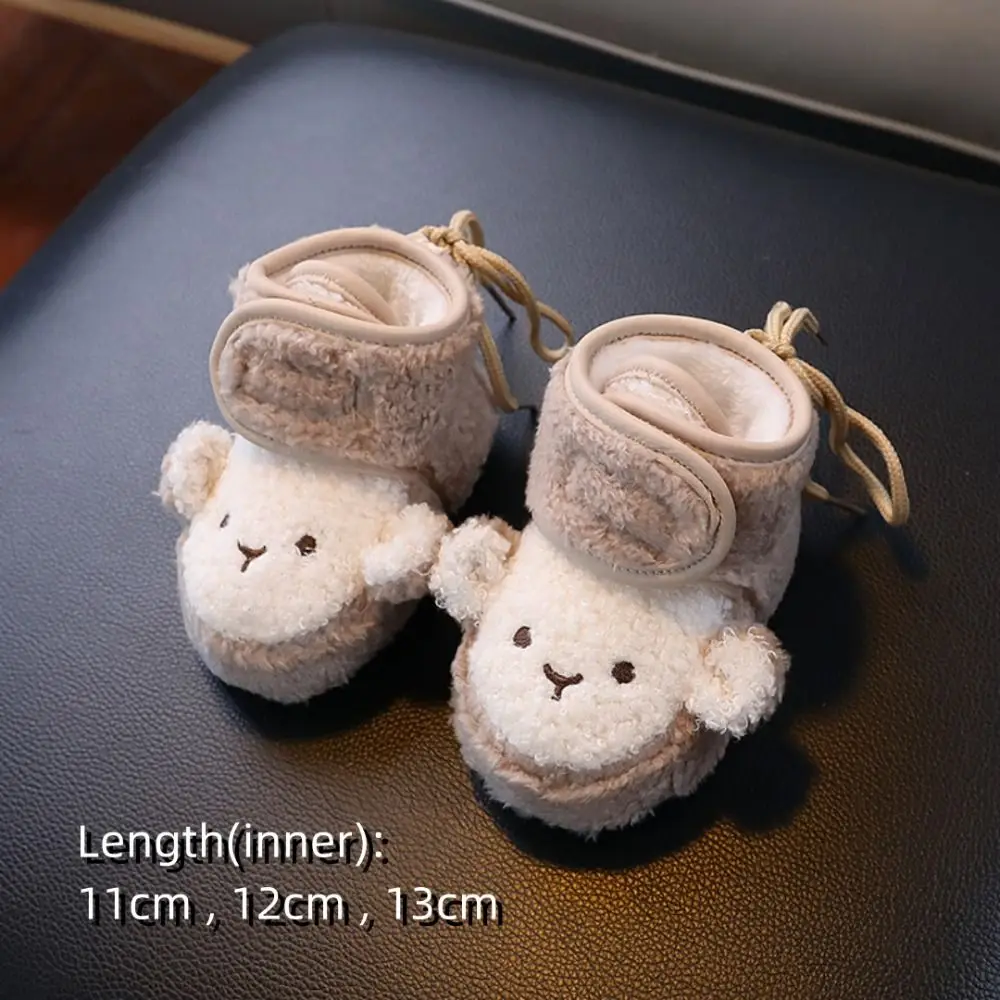 Warm Cute Monkey Newborn Shoes Slipper Soft Comfortable Infant Girls Boys Toddler Crib Boots Anti-Slip Socks Girls Boys