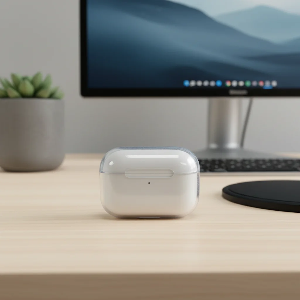Clear TPU Protective Case Cover for AirPods 4th Generation