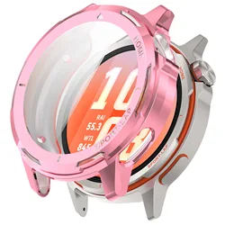 BEHUA Clear Shock - Resistant TPU Watch Screen Protector Case (Pink)
