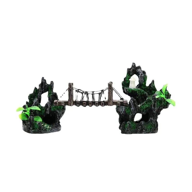 

Aquarium Decorations for Fish Tank Aquarium Mountain view decor rockery landscape