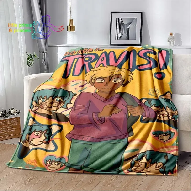 Sally Face Blanket Game Blankets Sofa Cover Flannel Decoration Gifts for Kids and Adults Throw Blanket for Home Outdoor Quilt 3