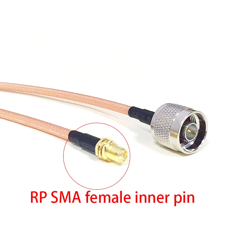 RF-Koaxialkabel RG142 SMA Stecker/Buchse auf N-Typ Stecker/Buchse Pigtail-Adapter 50cm/100cm Verlustarm Großhandel – Detail 7