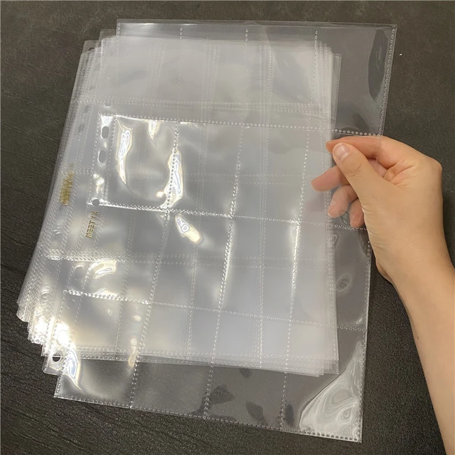 15 Pcs Binder with Plastic Sleeves 30 Pockets 60 Pages Presentation Book 11  X 8.