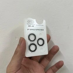 Premium Tempered Glass Camera Lens Protector - 16Pro 16ProMax (Titanium grey)