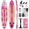 SOWM SUB Waterproof Inflatable Paddle Board 11''x34''x6''Adult Standing Style Aquatic  Yoga Fishing With Accessories SUP сапборд 1