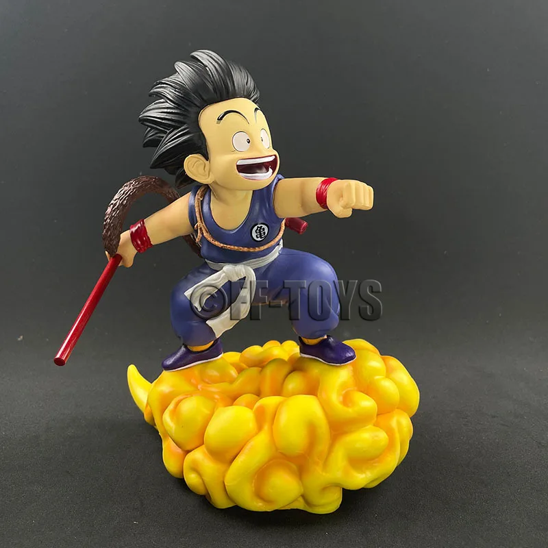 Фото Фигурка Dragon Ball Z, Сон Гоку с облаком, Аниме фигурки супер сайян Сон Гоку ГК, статуя 14 см, ПВХ Коллекционная модель, игрушки в подарок №4