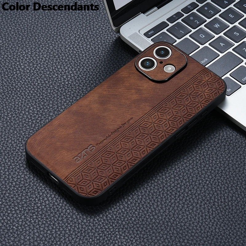 Elegant Luxury Leather Phone Case - Shockproof & Soft Cover