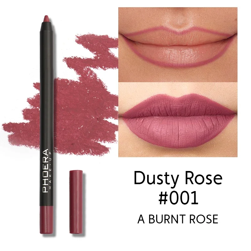 12 Colors Lip Liner Pencil Waterproof Matte Lipsticks Natural Long lasting Women Makeup Lip Contouring Pen Cosmetic