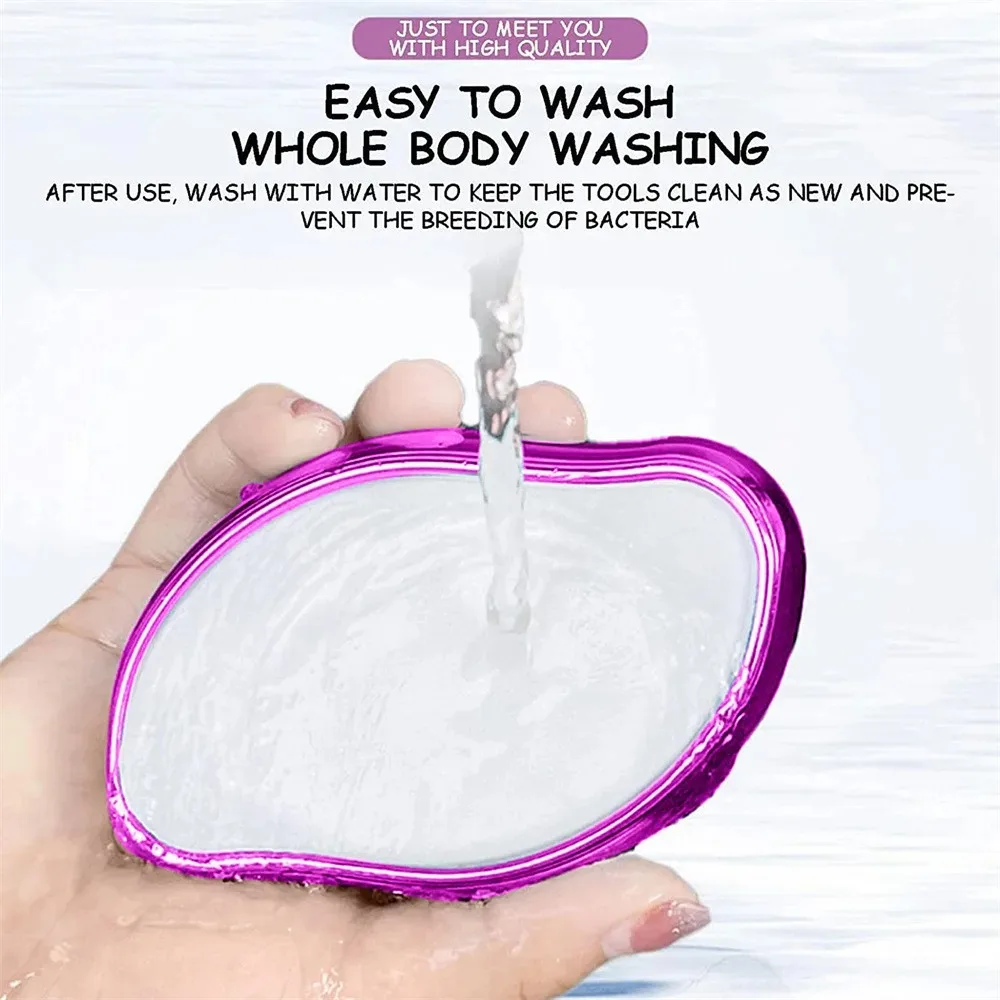 easy to wash A reusable epilator offering painless hair removal through gentle rubbing.