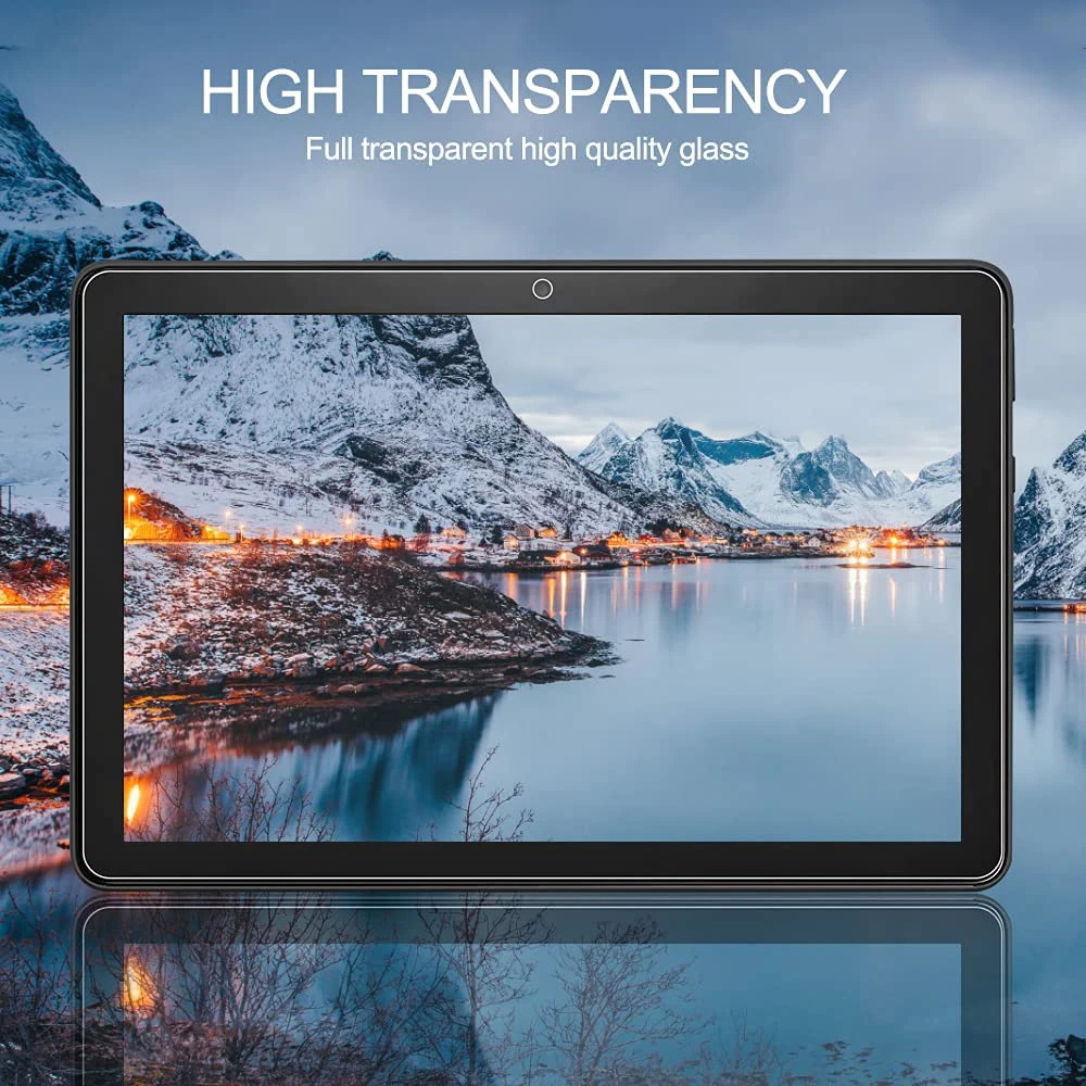 Premium Tempered Glass Screen Protector, 8-Inch Scratch-Resistant Protective Film