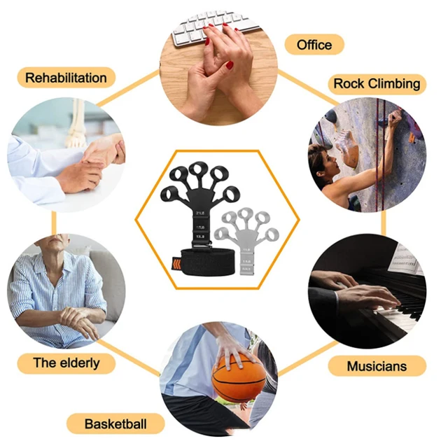 2/1Pcs 6 Ellenálló Szintű Ujjerősítő Ujjmozgók És Kézerősítő Helyreállítási Fizikai Berendezések - Image 5
