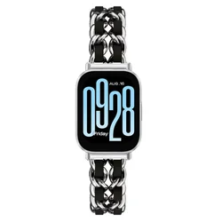 Banda de muñeca de cuero y metal premium - Diseño elegante
