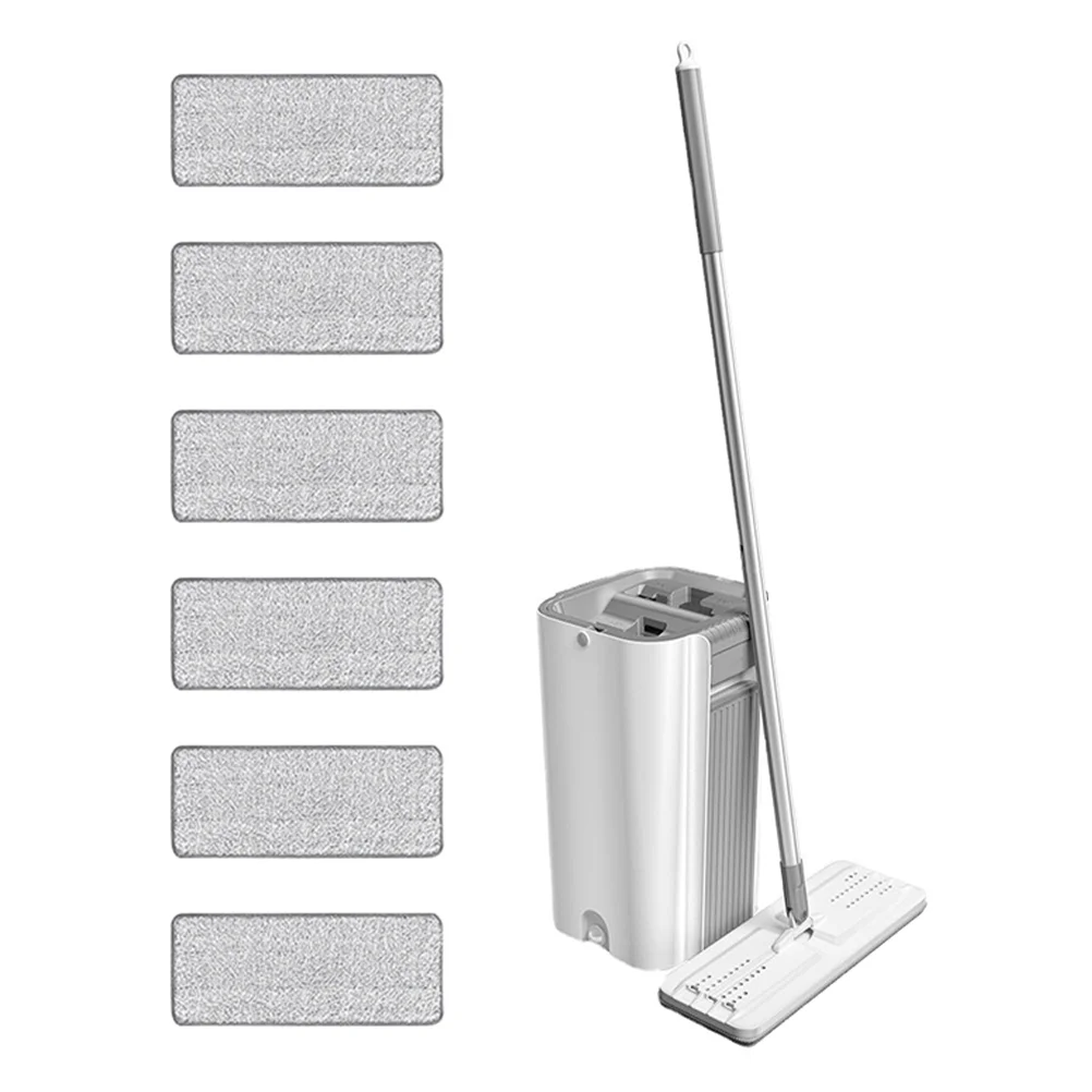 

Household Cleaning Mop Supplies Kit Floor and Bucket Fiber Practical Mops
