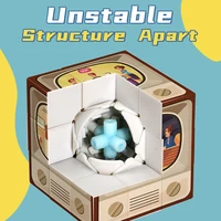 Magic Cube 3x3x3 3DUV television program stress-relieving puzzle professional smooth speed game children's toy gift 4