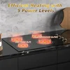 30" Built-in Electric Cooktop 4 Burner Stove 6700W Glass Ceramic Touch Control Knob Safety Lock 4