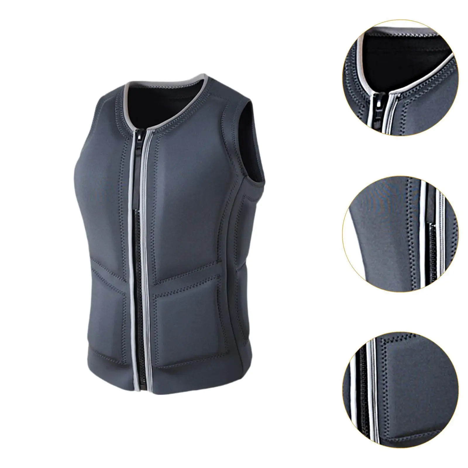 Adult Life Vest Thin Portable Summer Snorkel Vest Life Jacket Zipper Vest for Sailing Kayaking Surfing Drifting Motorboat Adult Life Vest Thin Portable Summer Snorkel Vest Life Jacket Zipper Vest for Sailing Kayaking Surfing Drifting Motorboat