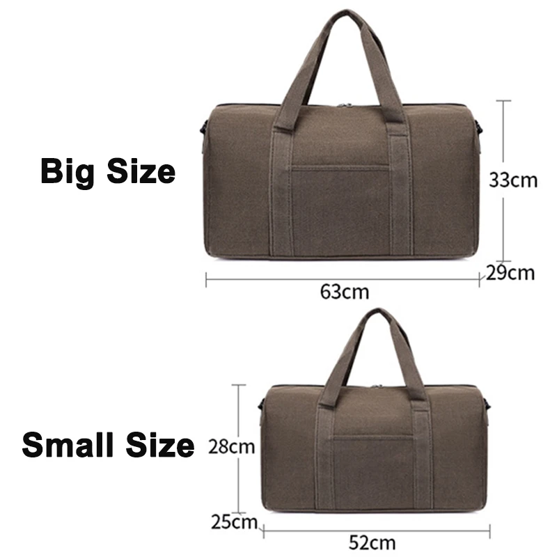 NEW Canvas Travel Bags Large Capacity Carry On Luggage Bags Men Duffel Bag Travel Tote Weekend Bag