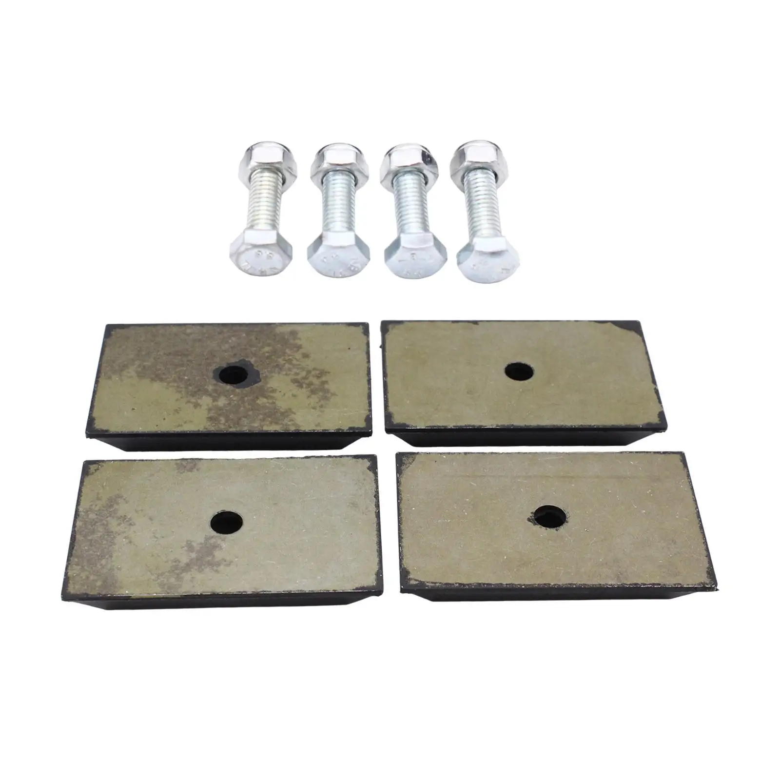 4Pcs 1362685080 Steel Mounting Hardware Easy Installation Rear Suspension Leaf Spring Pads for Citroen Jumper Relay 2006-