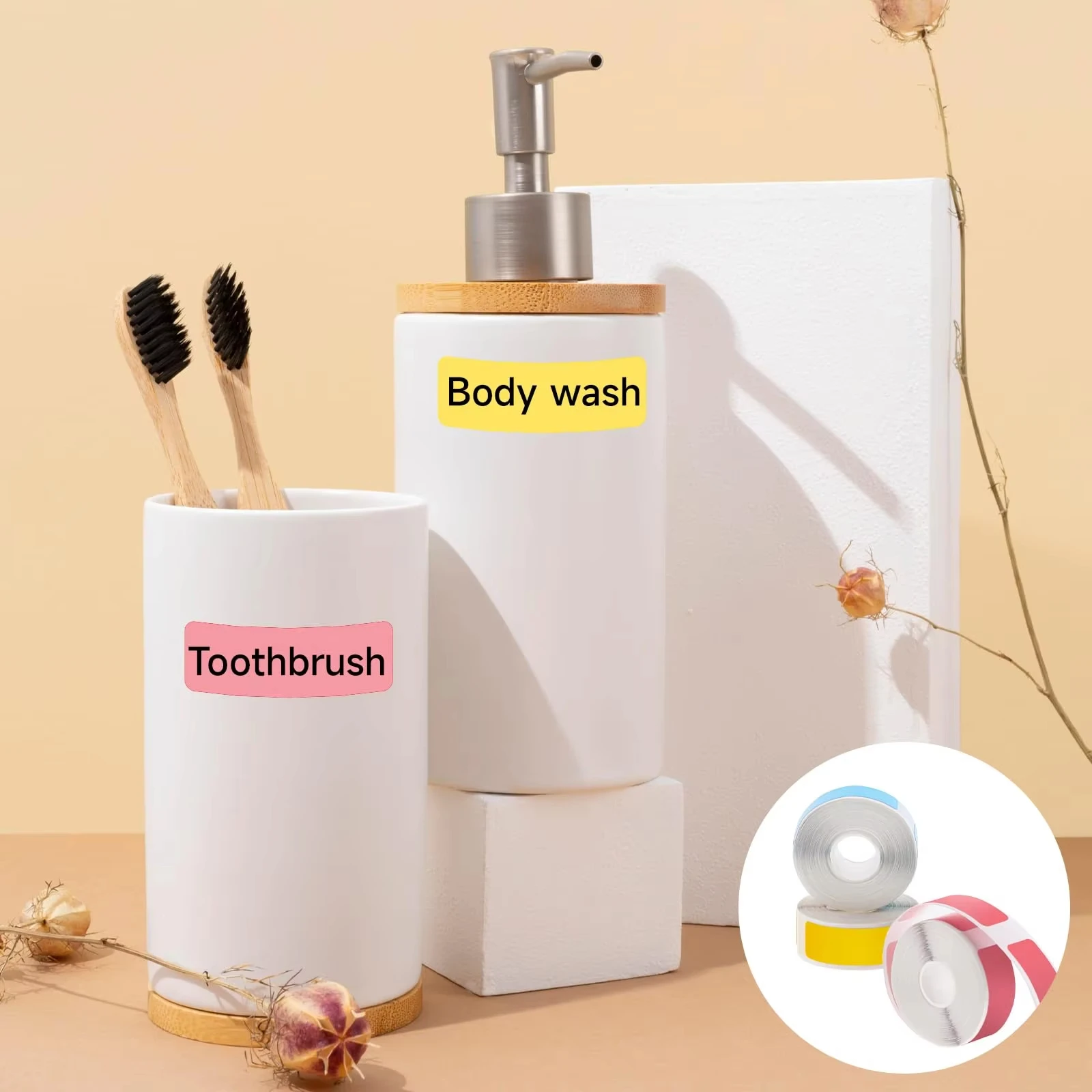 12x40mm 열전사 라벨 방수, 내유성, 얼룩 방지 - 내구성과 오래 지속되는 특징, D30/D32/P11/P12/P15 호환